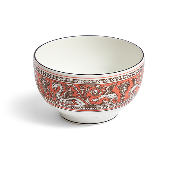 フロレンティーン サーモン ラウンドボウル11cm